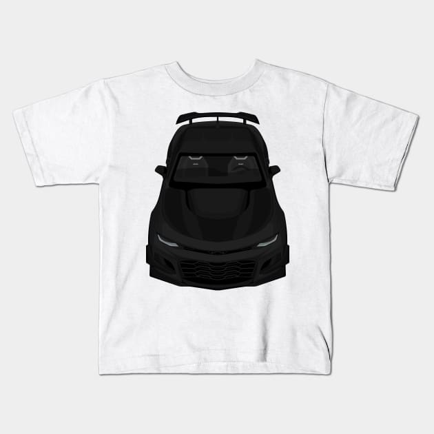 camaro zl1 1le black Kids T-Shirt by VENZ0LIC